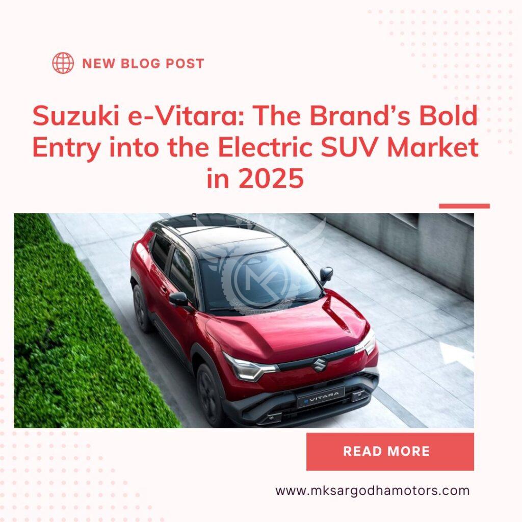 Suzuki e-Vitara: The Brand’s Bold Entry into the Electric SUV Market in 2025